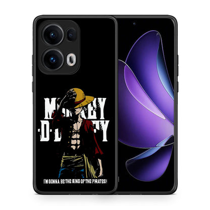 Θήκη Oppo Reno13 Pro Pirate King από τη Smartfits με σχέδιο στο πίσω μέρος και μαύρο περίβλημα | Oppo Reno13 Pro Pirate King case with colorful back and black bezels