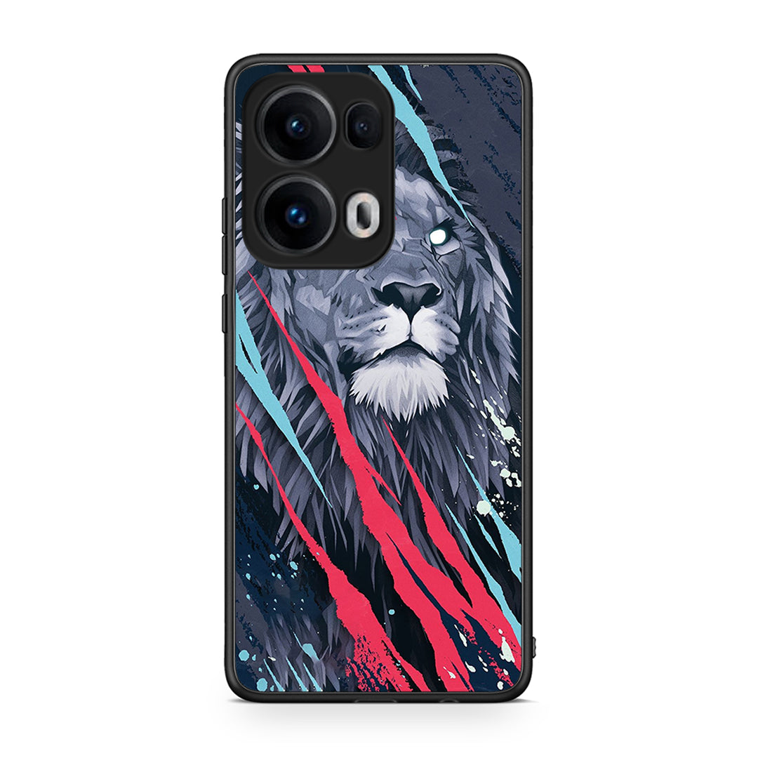 4 - Oppo Reno13 Pro Lion Designer PopArt case, cover, bumper
