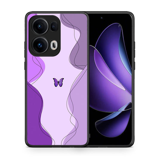 Purple Mariposa - Oppo Reno13 Pro θήκη