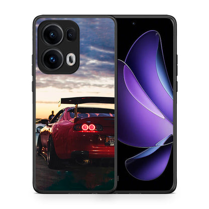 Θήκη Oppo Reno13 Pro Racing Supra από τη Smartfits με σχέδιο στο πίσω μέρος και μαύρο περίβλημα | Oppo Reno13 Pro Racing Supra case with colorful back and black bezels