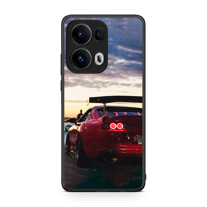Oppo Reno13 Pro Racing Supra θήκη από τη Smartfits με σχέδιο στο πίσω μέρος και μαύρο περίβλημα | Smartphone case with colorful back and black bezels by Smartfits