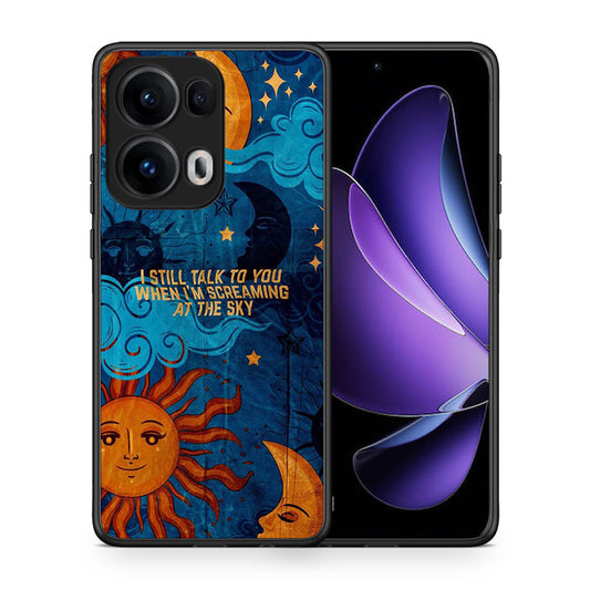 Θήκη Oppo Reno13 Pro Screaming Sky από τη Smartfits με σχέδιο στο πίσω μέρος και μαύρο περίβλημα | Oppo Reno13 Pro Screaming Sky case with colorful back and black bezels