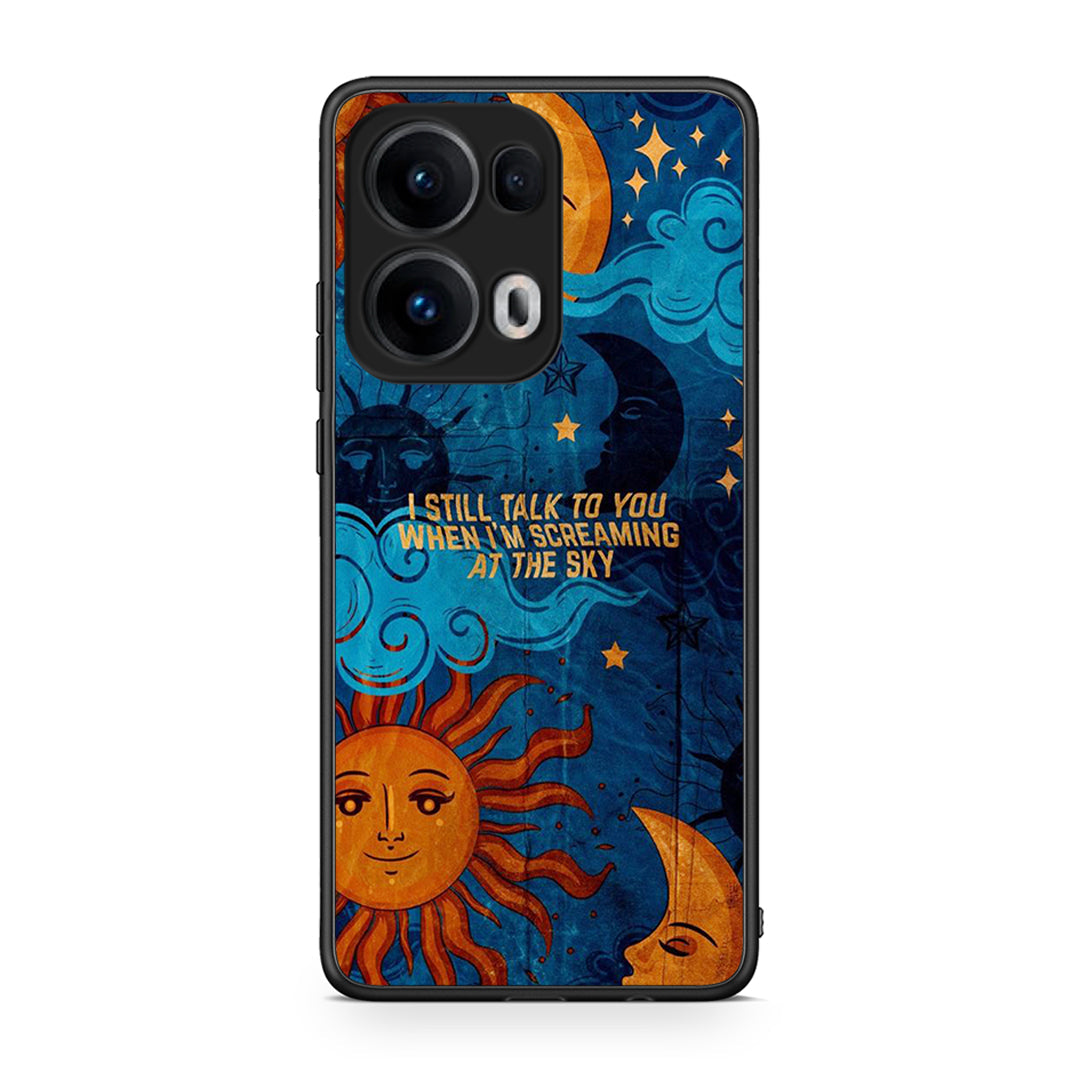 Oppo Reno13 Pro Screaming Sky θήκη από τη Smartfits με σχέδιο στο πίσω μέρος και μαύρο περίβλημα | Smartphone case with colorful back and black bezels by Smartfits