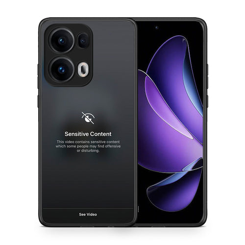 Θήκη Oppo Reno13 Pro Sensitive Content από τη Smartfits με σχέδιο στο πίσω μέρος και μαύρο περίβλημα | Oppo Reno13 Pro Sensitive Content case with colorful back and black bezels