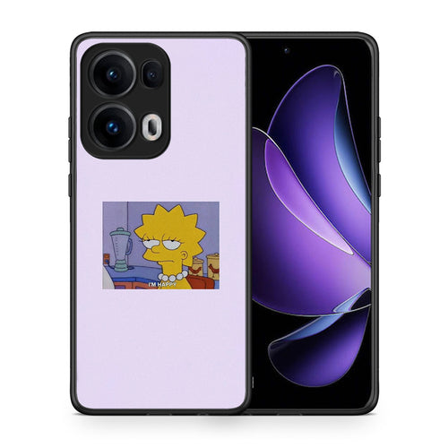 Θήκη Oppo Reno13 Pro So Happy από τη Smartfits με σχέδιο στο πίσω μέρος και μαύρο περίβλημα | Oppo Reno13 Pro So Happy case with colorful back and black bezels