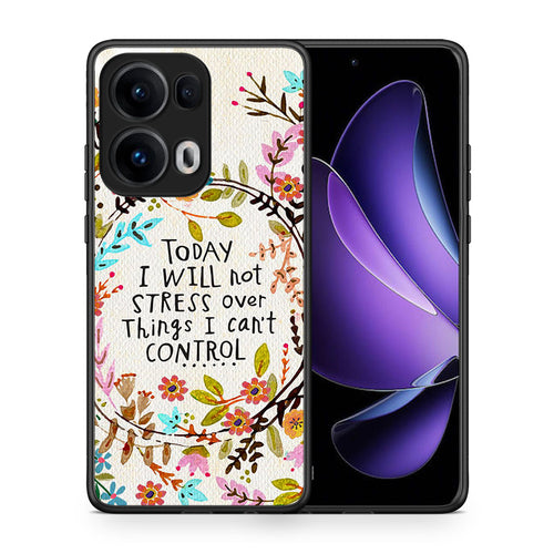 Θήκη Oppo Reno13 Pro Stress Over από τη Smartfits με σχέδιο στο πίσω μέρος και μαύρο περίβλημα | Oppo Reno13 Pro Stress Over case with colorful back and black bezels