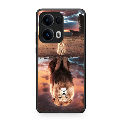 Oppo Reno13 Pro Sunset Dreams Θήκη Αγίου Βαλεντίνου από τη Smartfits με σχέδιο στο πίσω μέρος και μαύρο περίβλημα | Smartphone case with colorful back and black bezels by Smartfits