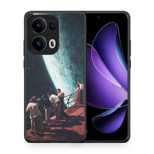 Θήκη Oppo Reno13 Pro Surreal View από τη Smartfits με σχέδιο στο πίσω μέρος και μαύρο περίβλημα | Oppo Reno13 Pro Surreal View case with colorful back and black bezels