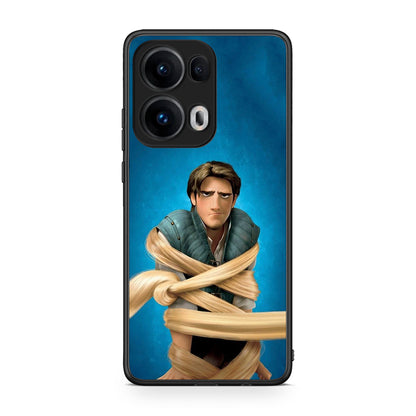 Oppo Reno13 Pro Tangled 1 Θήκη Αγίου Βαλεντίνου από τη Smartfits με σχέδιο στο πίσω μέρος και μαύρο περίβλημα | Smartphone case with colorful back and black bezels by Smartfits