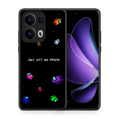 Θήκη Oppo Reno13 Pro AFK Text από τη Smartfits με σχέδιο στο πίσω μέρος και μαύρο περίβλημα | Oppo Reno13 Pro AFK Text case with colorful back and black bezels