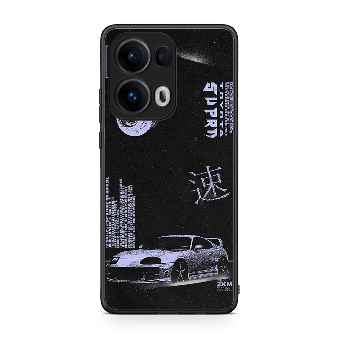 Oppo Reno13 Pro Tokyo Drift Θήκη Αγίου Βαλεντίνου από τη Smartfits με σχέδιο στο πίσω μέρος και μαύρο περίβλημα | Smartphone case with colorful back and black bezels by Smartfits