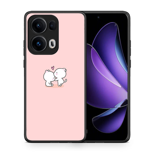 Θήκη Oppo Reno13 Pro Love Valentine από τη Smartfits με σχέδιο στο πίσω μέρος και μαύρο περίβλημα | Oppo Reno13 Pro Love Valentine case with colorful back and black bezels