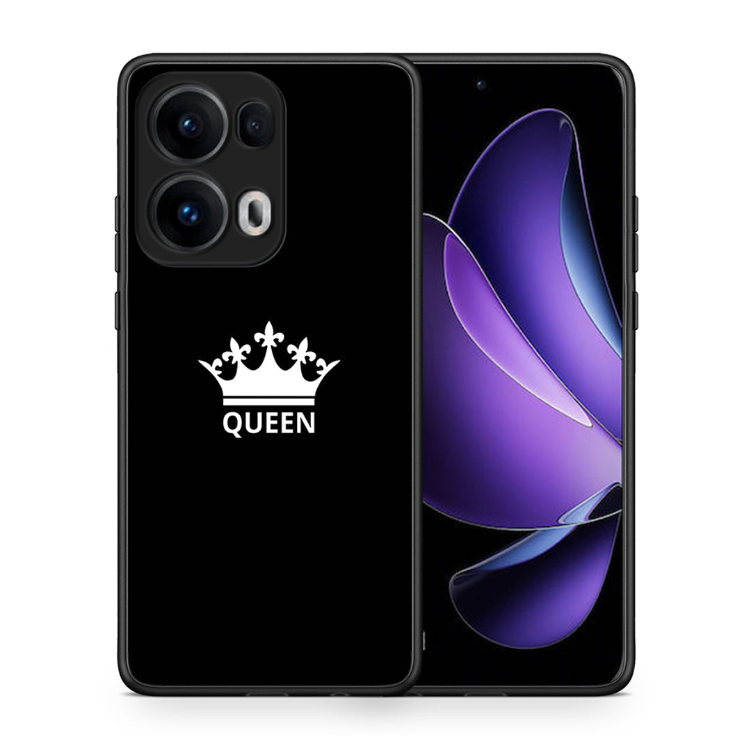 Θήκη Oppo Reno13 Pro Queen Valentine από τη Smartfits με σχέδιο στο πίσω μέρος και μαύρο περίβλημα | Oppo Reno13 Pro Queen Valentine case with colorful back and black bezels