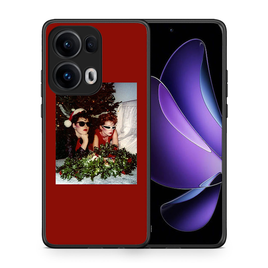 Θήκη Oppo Reno13 Pro Waiting For Xmas από τη Smartfits με σχέδιο στο πίσω μέρος και μαύρο περίβλημα | Oppo Reno13 Pro Waiting For Xmas case with colorful back and black bezels