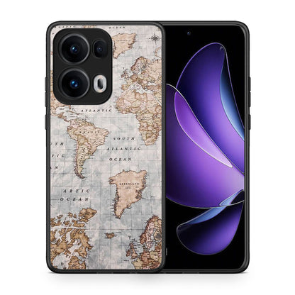 World Map - Oppo Reno13 Pro θήκη