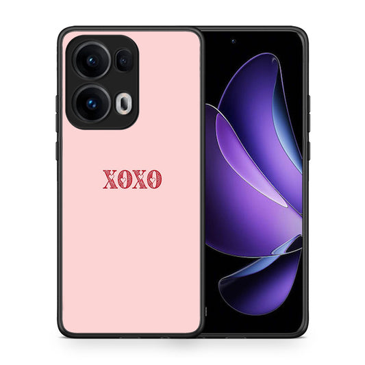 Θήκη Oppo Reno13 Pro XOXO Love από τη Smartfits με σχέδιο στο πίσω μέρος και μαύρο περίβλημα | Oppo Reno13 Pro XOXO Love case with colorful back and black bezels