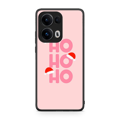 Oppo Reno13 Pro Xmas Ho Ho Ho θήκη από τη Smartfits με σχέδιο στο πίσω μέρος και μαύρο περίβλημα | Smartphone case with colorful back and black bezels by Smartfits