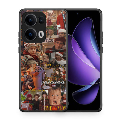 Θήκη Oppo Reno13 Pro Xmas Wishes από τη Smartfits με σχέδιο στο πίσω μέρος και μαύρο περίβλημα | Oppo Reno13 Pro Xmas Wishes case with colorful back and black bezels