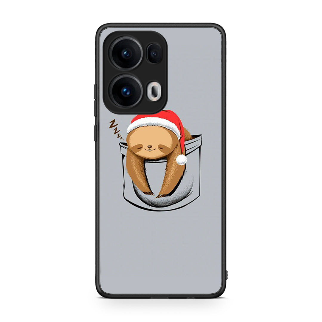 Oppo Reno13 Pro Xmas Zzzz θήκη από τη Smartfits με σχέδιο στο πίσω μέρος και μαύρο περίβλημα | Smartphone case with colorful back and black bezels by Smartfits