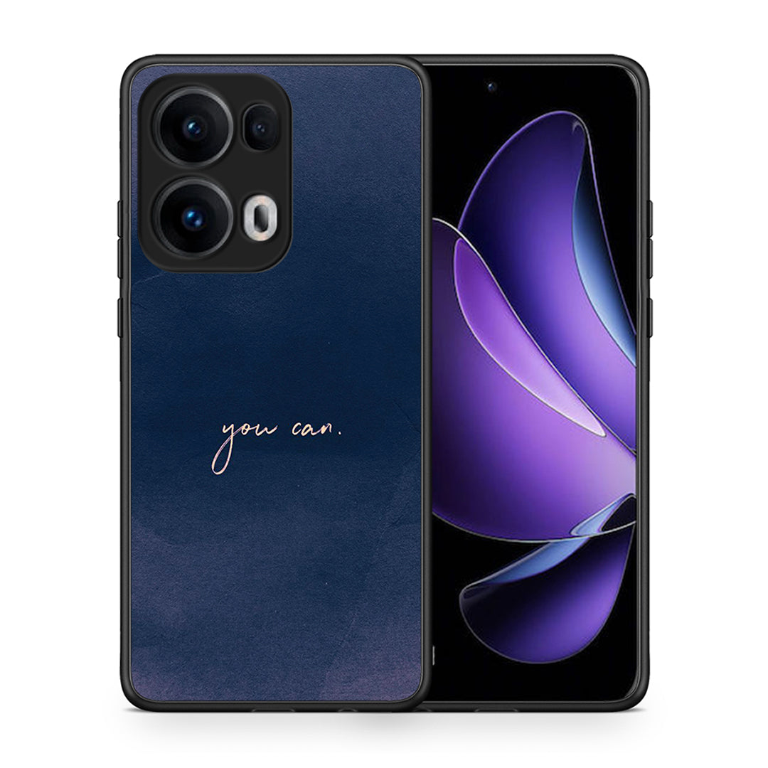 Θήκη Oppo Reno13 Pro You Can από τη Smartfits με σχέδιο στο πίσω μέρος και μαύρο περίβλημα | Oppo Reno13 Pro You Can case with colorful back and black bezels