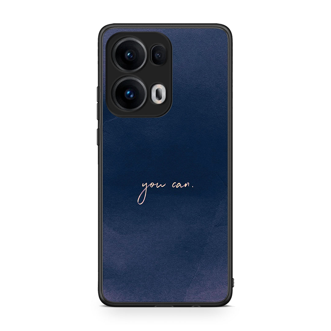 Oppo Reno13 Pro You Can θήκη από τη Smartfits με σχέδιο στο πίσω μέρος και μαύρο περίβλημα | Smartphone case with colorful back and black bezels by Smartfits