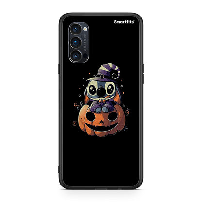 Oppo Reno4 Pro 5G Halloween Stitch θήκη από τη Smartfits με σχέδιο στο πίσω μέρος και μαύρο περίβλημα | Smartphone case with colorful back and black bezels by Smartfits