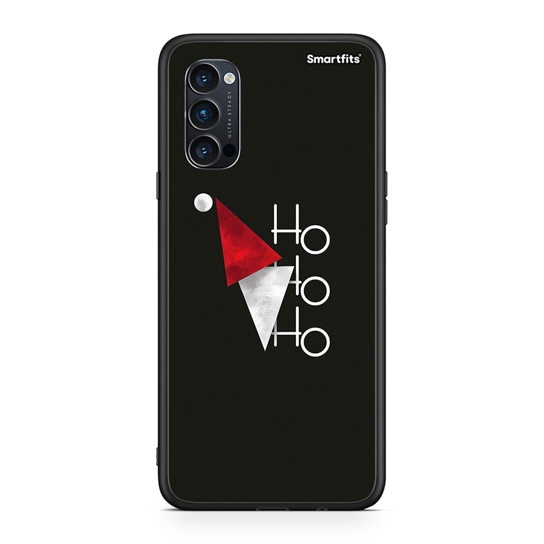 Oppo Reno4 Pro 5G Minimal Christmas θήκη από τη Smartfits με σχέδιο στο πίσω μέρος και μαύρο περίβλημα | Smartphone case with colorful back and black bezels by Smartfits
