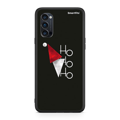 Oppo Reno4 Pro 5G Minimal Christmas θήκη από τη Smartfits με σχέδιο στο πίσω μέρος και μαύρο περίβλημα | Smartphone case with colorful back and black bezels by Smartfits