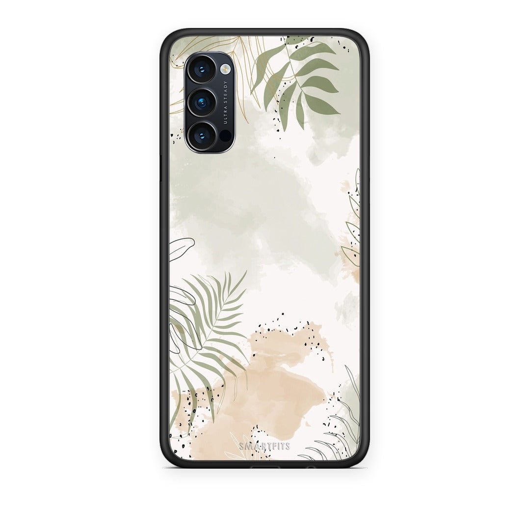 Θήκη Oppo Reno4 Pro 5G Nude Plants από τη Smartfits με σχέδιο στο πίσω μέρος και μαύρο περίβλημα | Oppo Reno4 Pro 5G Nude Plants case with colorful back and black bezels