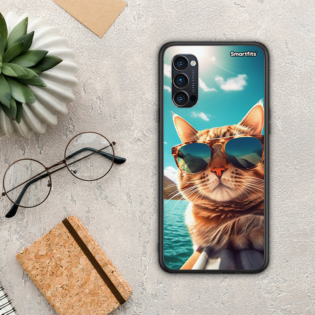 Summer Cat - Oppo Reno4 Pro 5G θήκη