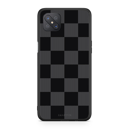 Θήκη Oppo Reno4 Z 5G / A92s Black and Charcoal Striped Checks από τη Smartfits με σχέδιο στο πίσω μέρος και μαύρο περίβλημα | Oppo Reno4 Z 5G / A92s Black and Charcoal Striped Checks case with colorful back and black bezels
