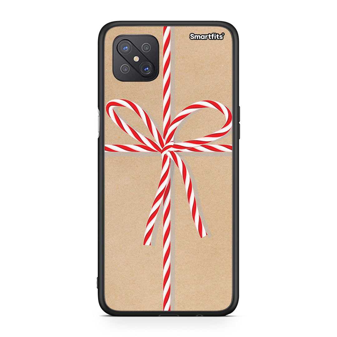 Oppo Reno4 Z 5G Christmas Gift θήκη από τη Smartfits με σχέδιο στο πίσω μέρος και μαύρο περίβλημα | Smartphone case with colorful back and black bezels by Smartfits