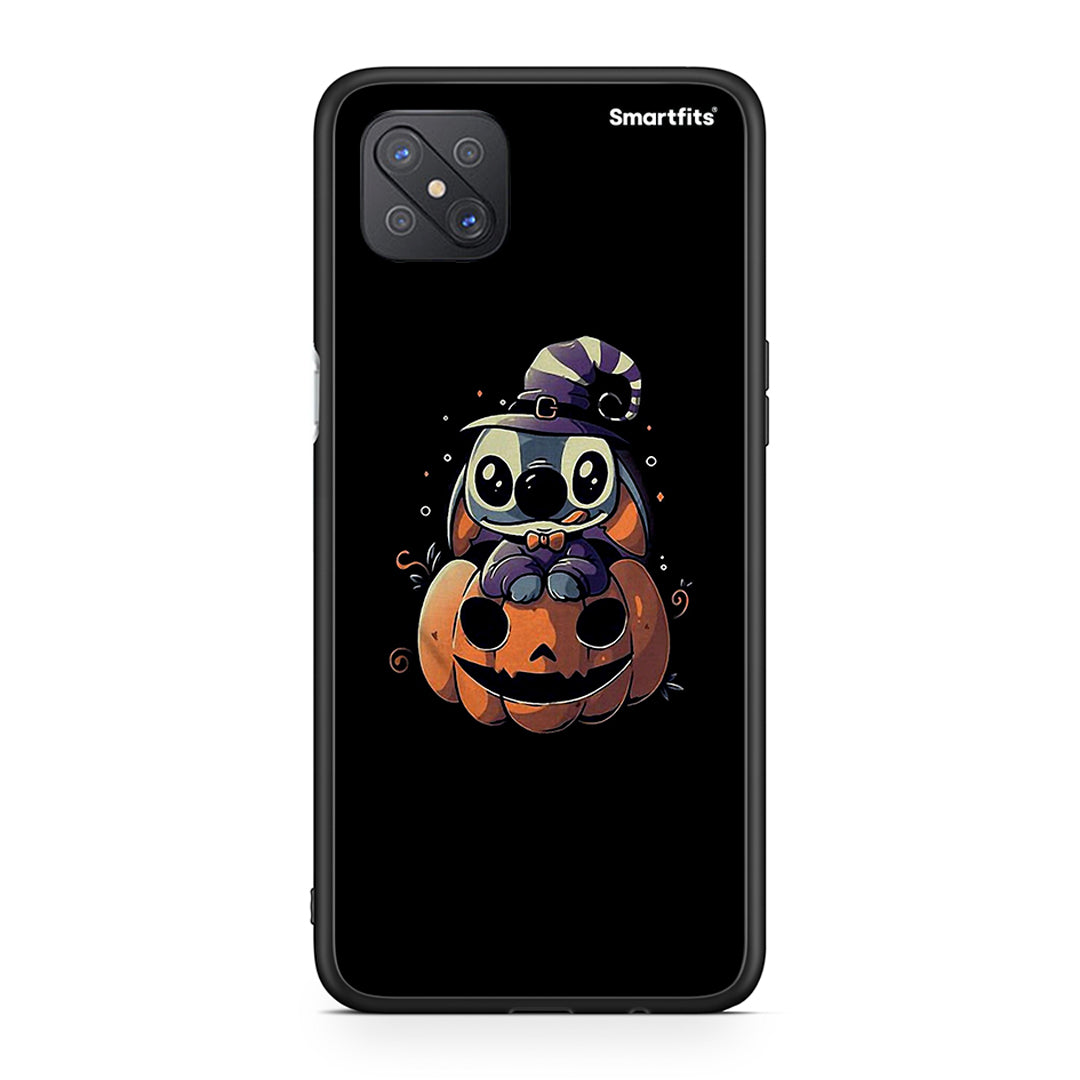 Oppo Reno4 Z 5G Halloween Stitch θήκη από τη Smartfits με σχέδιο στο πίσω μέρος και μαύρο περίβλημα | Smartphone case with colorful back and black bezels by Smartfits