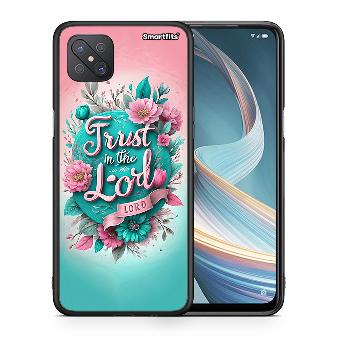 Θήκη Oppo Reno4 Z 5G Lord Trust από τη Smartfits με σχέδιο στο πίσω μέρος και μαύρο περίβλημα | Oppo Reno4 Z 5G Lord Trust case with colorful back and black bezels