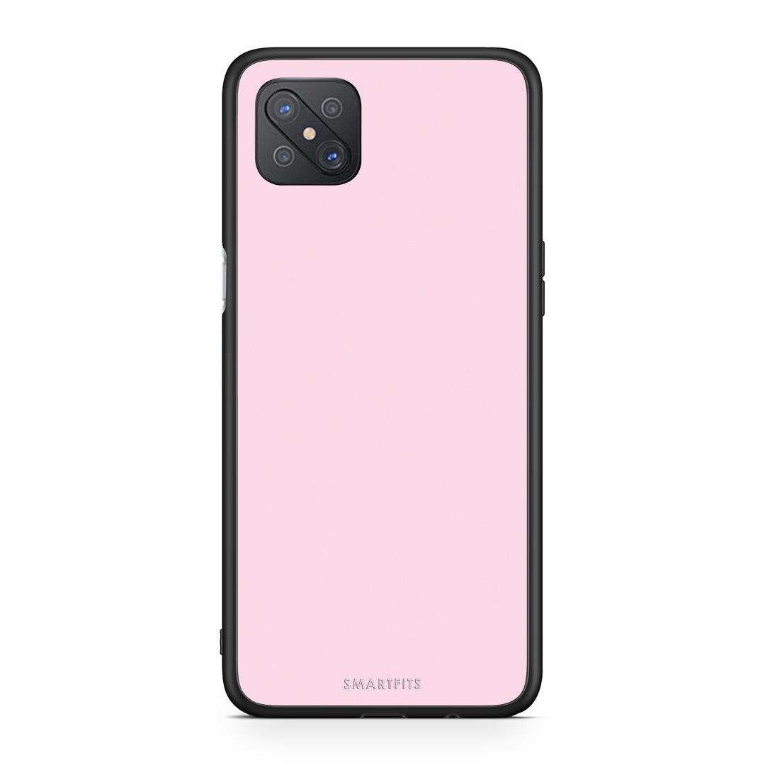 Θήκη Oppo Reno4 Z 5G / A92s Pale Pink από τη Smartfits με σχέδιο στο πίσω μέρος και μαύρο περίβλημα | Oppo Reno4 Z 5G / A92s Pale Pink case with colorful back and black bezels