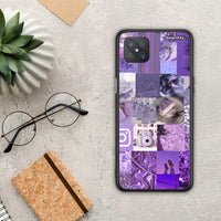 Thumbnail for Purple Aesthetic Collage - Oppo Reno4 Z 5G / A92s θήκη