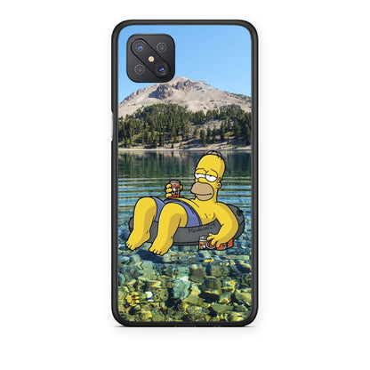 Θήκη Oppo Reno4 Z 5G / A92s Summer Happiness από τη Smartfits με σχέδιο στο πίσω μέρος και μαύρο περίβλημα | Oppo Reno4 Z 5G / A92s Summer Happiness case with colorful back and black bezels