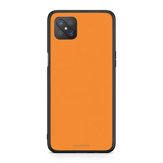 Θήκη Oppo Reno4 Z 5G / A92s Tangerine Orange από τη Smartfits με σχέδιο στο πίσω μέρος και μαύρο περίβλημα | Oppo Reno4 Z 5G / A92s Tangerine Orange case with colorful back and black bezels