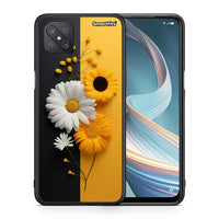Thumbnail for Θήκη Oppo Reno4 Z 5G Yellow Daisies από τη Smartfits με σχέδιο στο πίσω μέρος και μαύρο περίβλημα | Oppo Reno4 Z 5G Yellow Daisies case with colorful back and black bezels