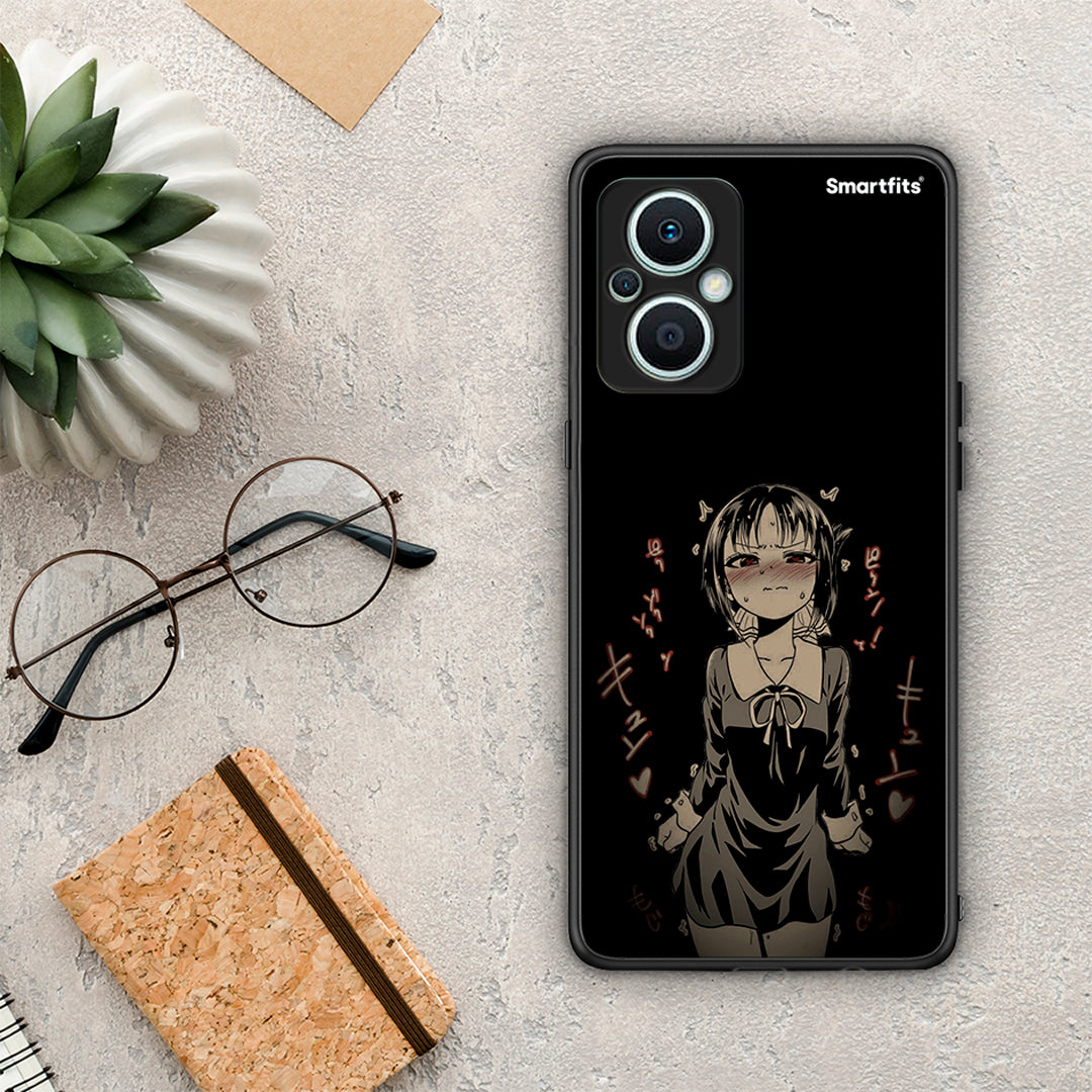 Θήκη Oppo Reno7 Lite Anime Girl από τη Smartfits με σχέδιο στο πίσω μέρος και μαύρο περίβλημα | Oppo Reno7 Lite Anime Girl Case with Colorful Back and Black Bezels