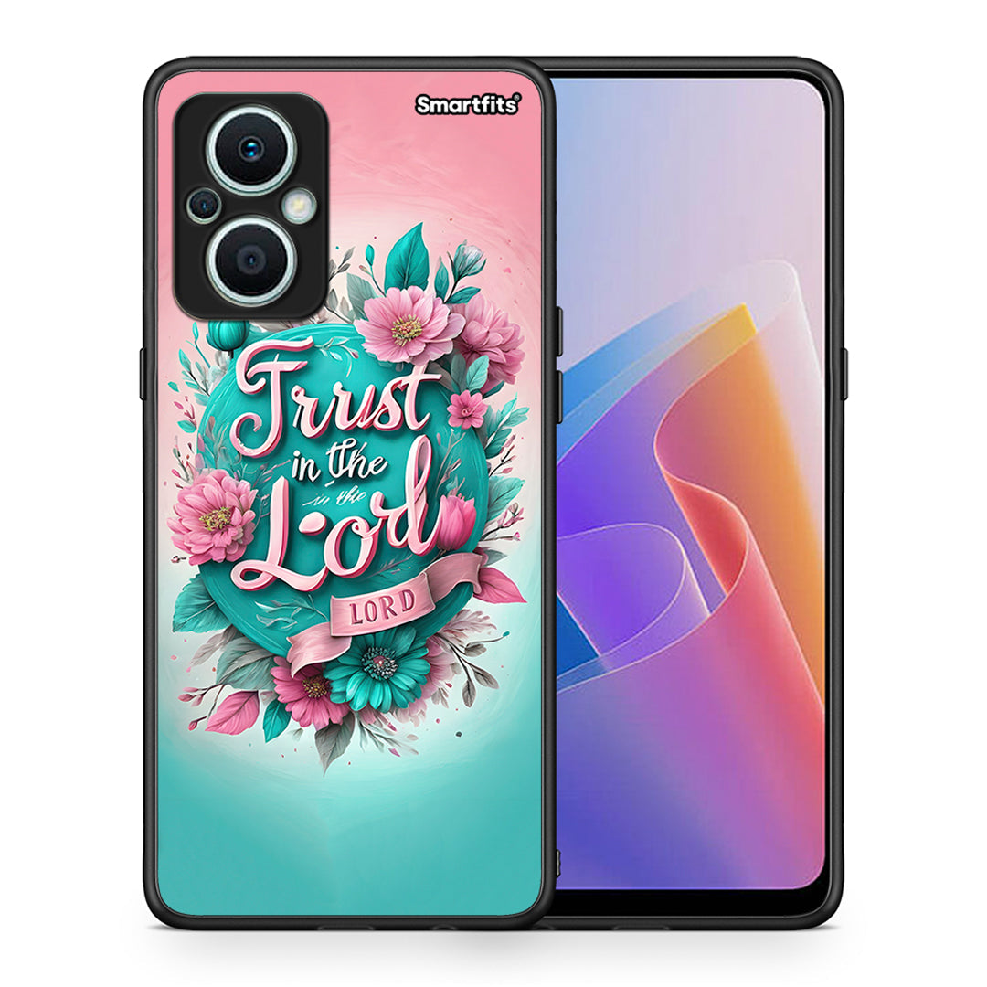 Θήκη Oppo Reno7 Lite Lord Trust από τη Smartfits με σχέδιο στο πίσω μέρος και μαύρο περίβλημα | Oppo Reno7 Lite Lord Trust Case with Colorful Back and Black Bezels