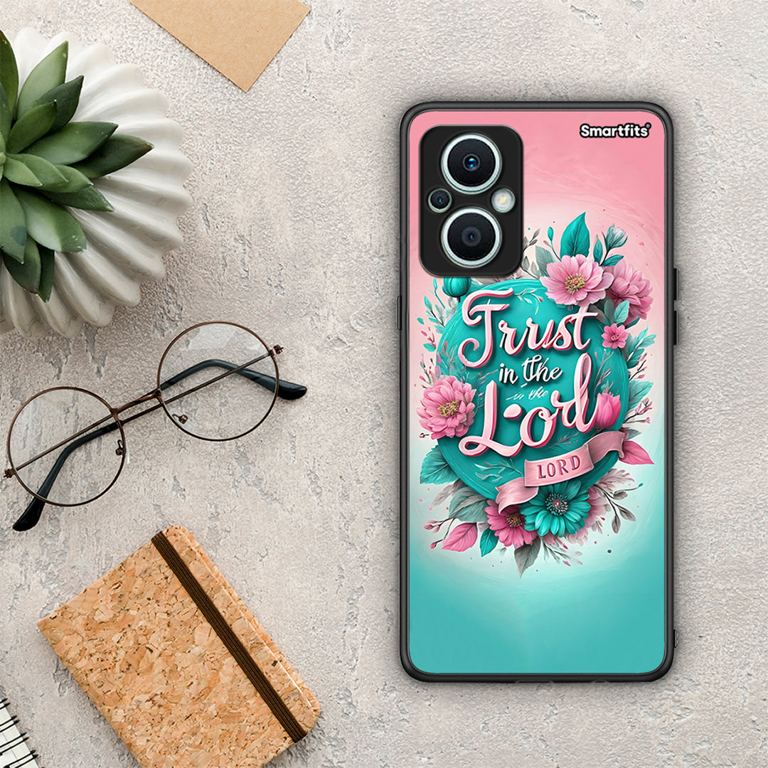 Θήκη Oppo Reno7 Lite Lord Trust από τη Smartfits με σχέδιο στο πίσω μέρος και μαύρο περίβλημα | Oppo Reno7 Lite Lord Trust Case with Colorful Back and Black Bezels