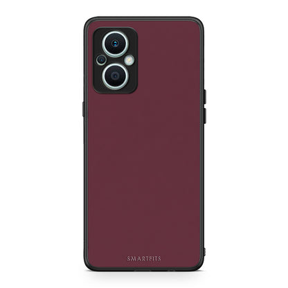Θήκη Oppo Reno7 Lite Muted Burgundy από τη Smartfits με σχέδιο στο πίσω μέρος και μαύρο περίβλημα | Oppo Reno7 Lite Muted Burgundy case with colorful back and black bezels