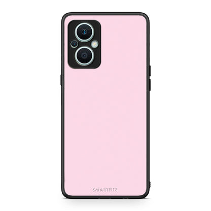 Θήκη Oppo Reno7 Lite Pale Pink από τη Smartfits με σχέδιο στο πίσω μέρος και μαύρο περίβλημα | Oppo Reno7 Lite Pale Pink case with colorful back and black bezels