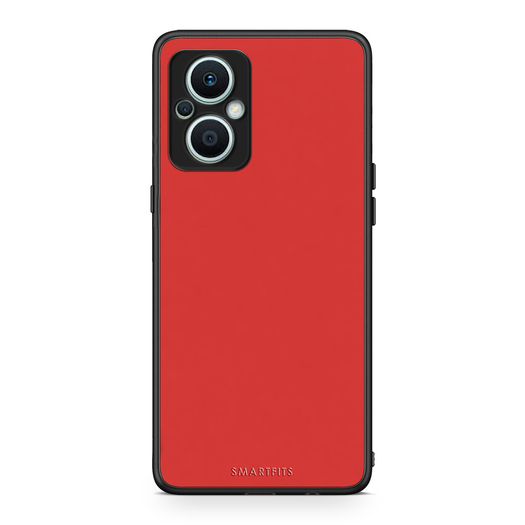 Θήκη Oppo Reno7 Lite Poppy Red από τη Smartfits με σχέδιο στο πίσω μέρος και μαύρο περίβλημα | Oppo Reno7 Lite Poppy Red case with colorful back and black bezels