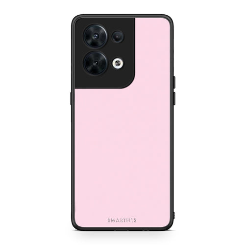 Θήκη Oppo Reno8 5G Pale Pink από τη Smartfits με σχέδιο στο πίσω μέρος και μαύρο περίβλημα | Oppo Reno8 5G Pale Pink case with colorful back and black bezels