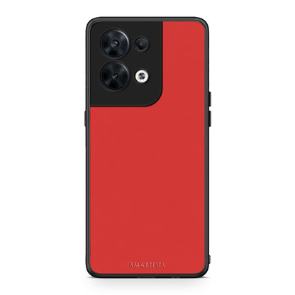 Θήκη Oppo Reno8 5G Poppy Red από τη Smartfits με σχέδιο στο πίσω μέρος και μαύρο περίβλημα | Oppo Reno8 5G Poppy Red case with colorful back and black bezels
