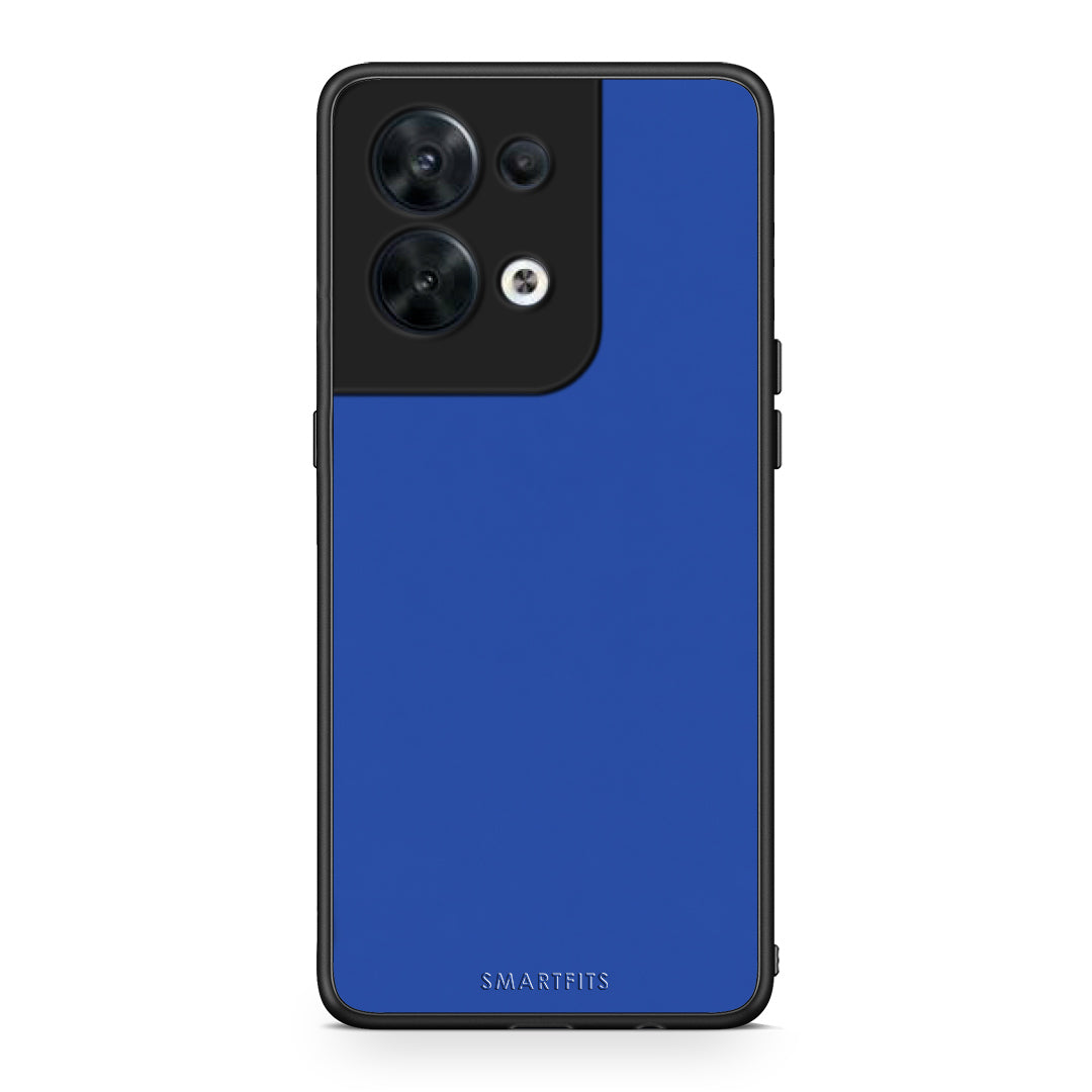 Θήκη Oppo Reno8 5G Royal Blue από τη Smartfits με σχέδιο στο πίσω μέρος και μαύρο περίβλημα | Oppo Reno8 5G Royal Blue case with colorful back and black bezels