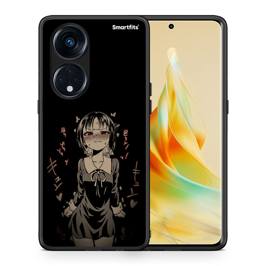 Θήκη Oppo A98 Anime Girl από τη Smartfits με σχέδιο στο πίσω μέρος και μαύρο περίβλημα | Oppo A98 Anime Girl Case with Colorful Back and Black Bezels