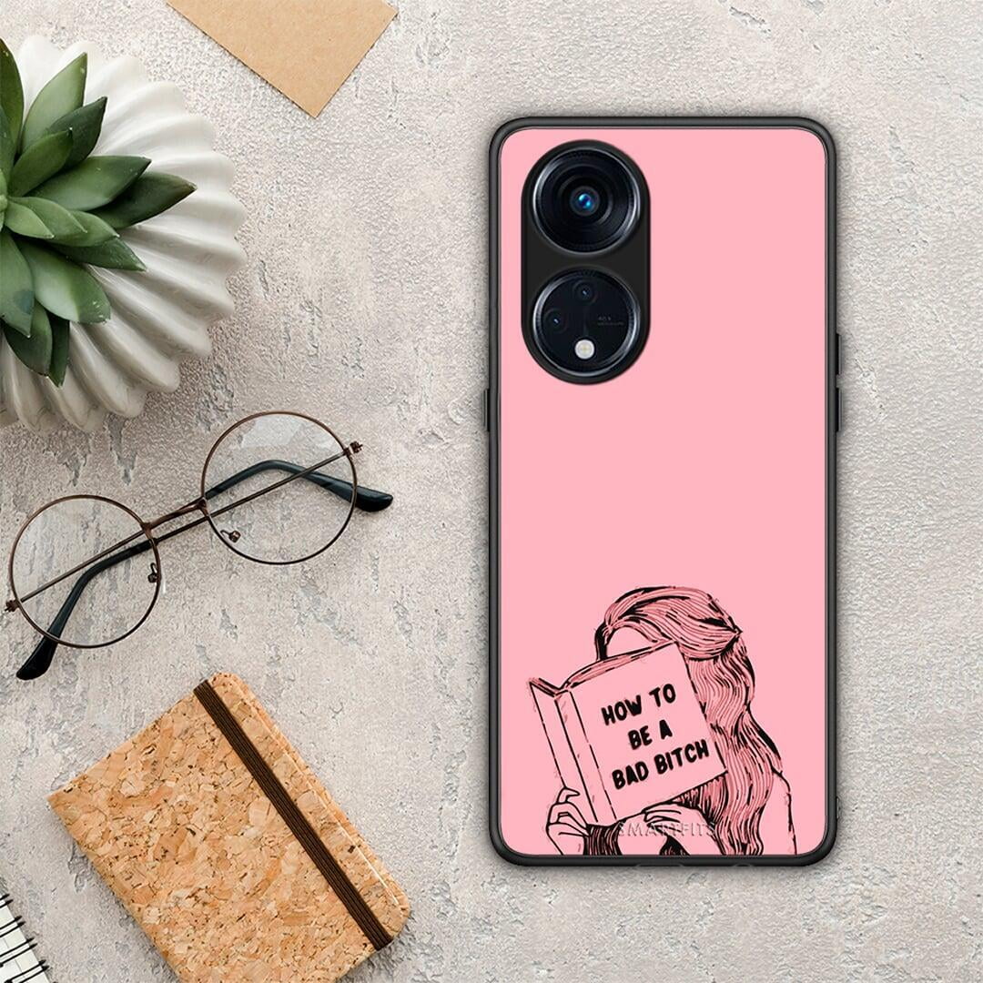 Θήκη Oppo A98 Bad Bitch από τη Smartfits με σχέδιο στο πίσω μέρος και μαύρο περίβλημα | Oppo A98 Bad Bitch Case with Colorful Back and Black Bezels